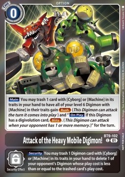 Attack of the Heavy Mobile Digimon! (BT9-102) - Event Pack 5