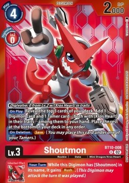 Shoutmon (BT10-008) - Event Pack 5