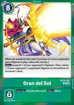 Gran del Sol (BT10-103) - Event Pack 5