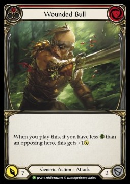 Wounded Bull (Red) (Cold Foil) - Judge Promos
