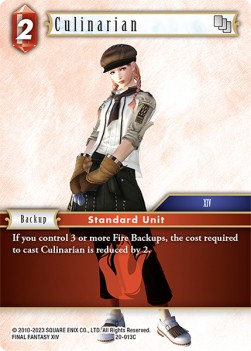 Culinarian (20-013) - Dawn of Heroes