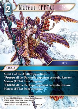 Mateus (FFTA) (20-037) - Dawn of Heroes