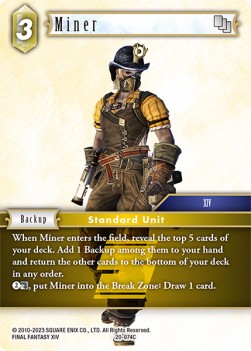 Miner (20-074) - Dawn of Heroes