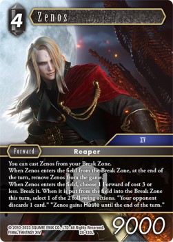 Zenos (20-130) - Dawn of Heroes