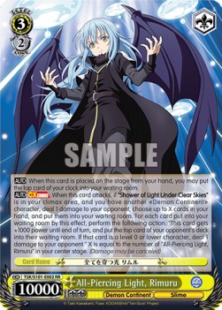 All-Piercing Light, Rimuru (V.1 - Double Rare) - That Time I Got Reincarnated as a Slime Vol.3