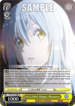 A 3.14% Hope, Rimuru (V.1 - Rare) - That Time I Got Reincarnated as a Slime Vol.3