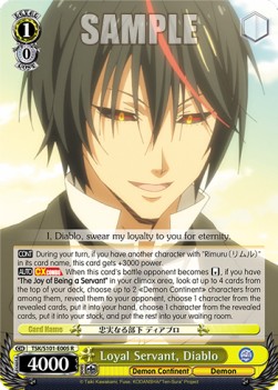 Loyal Servant, Diablo (V.1 - Rare) - That Time I Got Reincarnated as a Slime Vol.3
