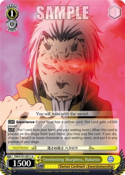 Unrelenting Sharpness, Hakurou (V.1 - Uncommon) - That Time I Got Reincarnated as a Slime Vol.3