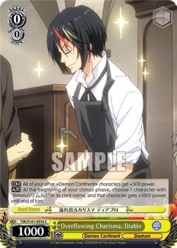 Overflowing Charisma, Diablo (V.1 - Common) - That Time I Got Reincarnated as a Slime Vol.3