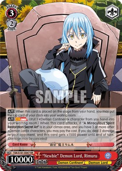 “Newbie” Demon Lord, Rimuru (V.1 - Double Rare) - That Time I Got Reincarnated as a Slime Vol.3