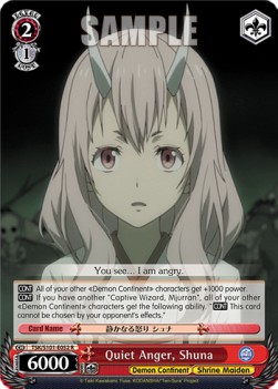 Quiet Anger, Shuna (V.1 - Rare) - That Time I Got Reincarnated as a Slime Vol.3