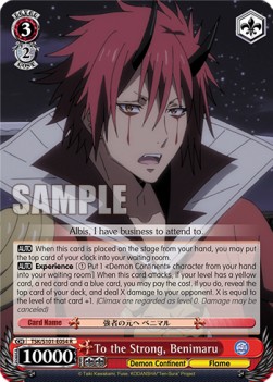 To the Strong, Benimaru (V.1 - Rare) - That Time I Got Reincarnated as a Slime Vol.3