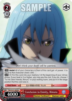 Conclusion to Enmity, Rimuru (V.1 - Uncommon) - That Time I Got Reincarnated as a Slime Vol.3