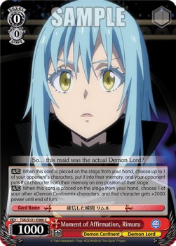 Moment of Affirmation, Rimuru - That Time I Got Reincarnated as a Slime Vol.3