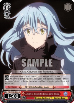 A Fight to Become the Demon Lord, Rimuru - That Time I Got Reincarnated as a Slime Vol.3
