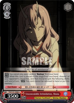Unconcealable Intimidation, Shuna - That Time I Got Reincarnated as a Slime Vol.3