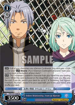 Ardent Relationship, Youm & Mjurran (V.1 - Rare) - That Time I Got Reincarnated as a Slime Vol.3