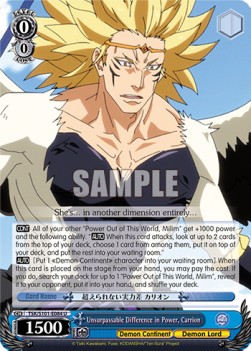 Unsurpassable Difference in Power, Carrion - That Time I Got Reincarnated as a Slime Vol.3