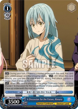 A Discussion for the Future, Rimuru - That Time I Got Reincarnated as a Slime Vol.3