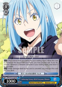 Achieving Victory With Everyone, Rimuru (V.1 - Promo) - That Time I Got Reincarnated as a Slime Vol.3