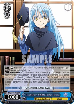 The Children's Reliable Teacher, Rimuru - That Time I Got Reincarnated as a Slime Vol.3