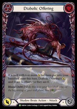 Diabolic Offering (Cold Foil) - FAB Promos