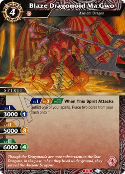 Blaze Dragonoid Ma Gwo - Dawn of History