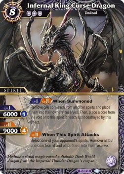 Infernal King Curse Dragon (V.1 - X Rare) - Dawn of History