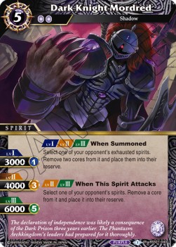 Dark Knight Mordred (V.1 - Rare) - Dawn of History