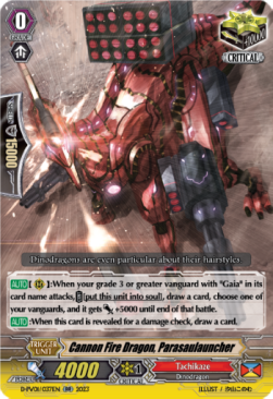 Cannon Fire Dragon, Parasaulauncher [P-Format] - History Collection