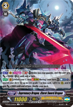 Supremacy Dragon, Claret Sword Dragon [P-Format] - History Collection