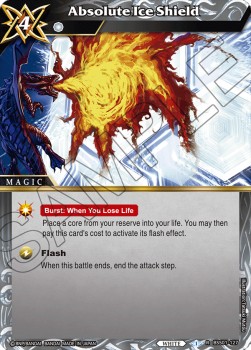 Absolute Ice Shield (V.1 - Rare) - Dawn of History