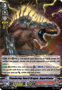 Thundering Sword Dragon, Angerblader [V Format] - History Collection