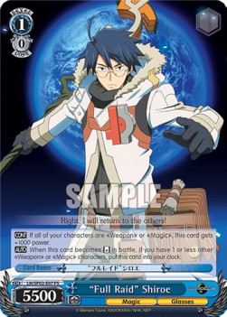 "Full Raid" Shiroe (V.1 - Power Up Set) - LOG HORIZON - Power Up Set 2023