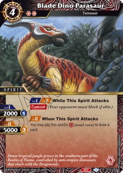 Blade Dino Parasaur - Starter Deck: Dragon Onslaught