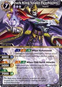 Dark King Snake Pendocles - Starter Deck: Call of the Curse