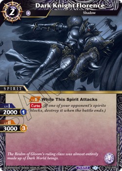 Dark Knight Florence - Starter Deck: Call of the Curse