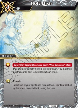 Holy Elixir - Starter Deck: Aegis of the Machine