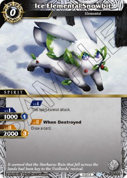Ice Elemental Snowbit - Elemental Spark