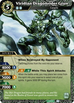 Viridian Dragonrider Grun - Starter Deck: Verdant Wings