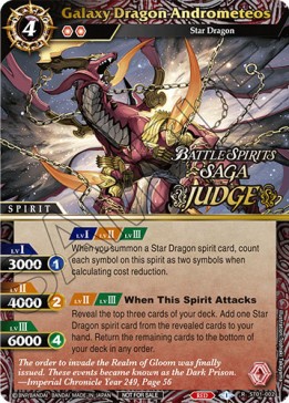 Galaxy Dragon Andrometeos - Judge Promos