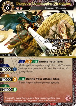 Dragoon Commander Diraidalos - Judge Promos