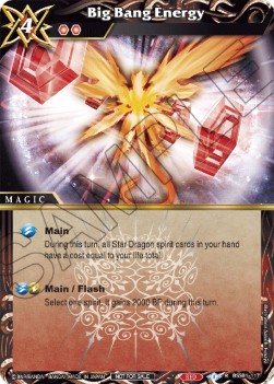 Big Bang Energy (V.1 - Rare) - Unnumbered Promos