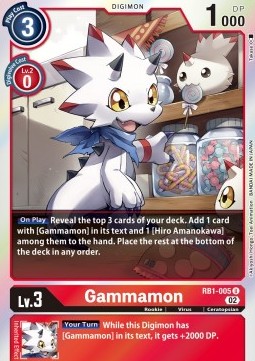 Gammamon (RB1-005) (V.1) - Resurgence Booster