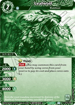 Leafwolf (V.1 - Common) - Organized Play 2023 Promos