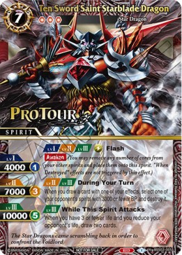 Ten Sword Saint Starblade Dragon - Organized Play 2023 Promos