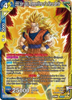 SS3 Son Goku, Premonitions of a Fierce Battle (V.1 - Super Rare) - Critical Blow