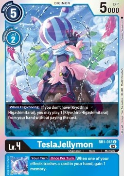 TeslaJellymon (RB1-013) - Resurgence Booster