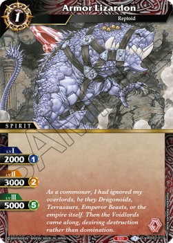 Armor Lizardon - False Gods