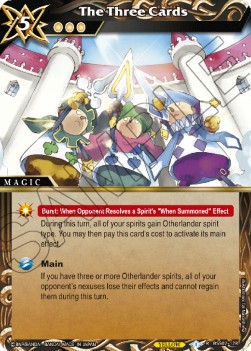 The Three Cards (V.1 - Rare) - False Gods